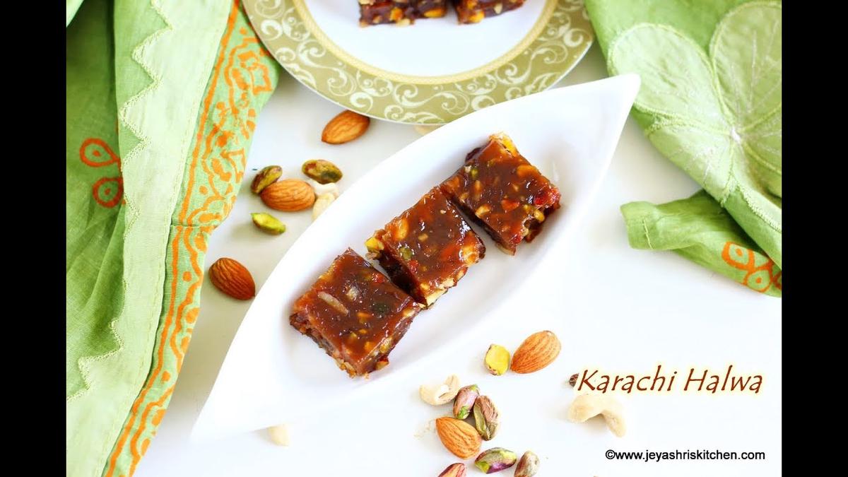 Karachi Halwa recipe in Tamil, Corn flour halwa using Karupatti