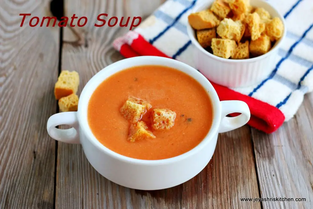 Cream of tomato soup