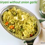 Veg biryani no onion no garlic
