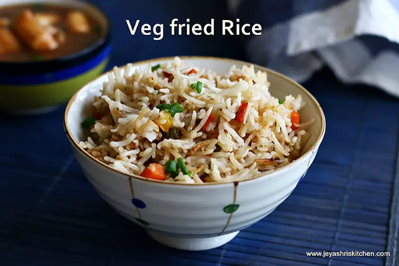 VEGETABLE FRIED RICE RECIPE