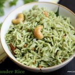 KOTHAMALLI SADHAM(CORIANDER LEAVES RICE)