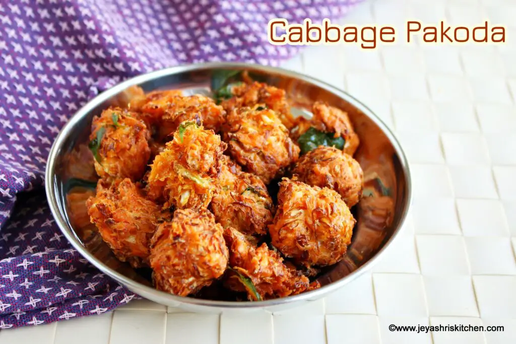 Cabbage-Pakoda