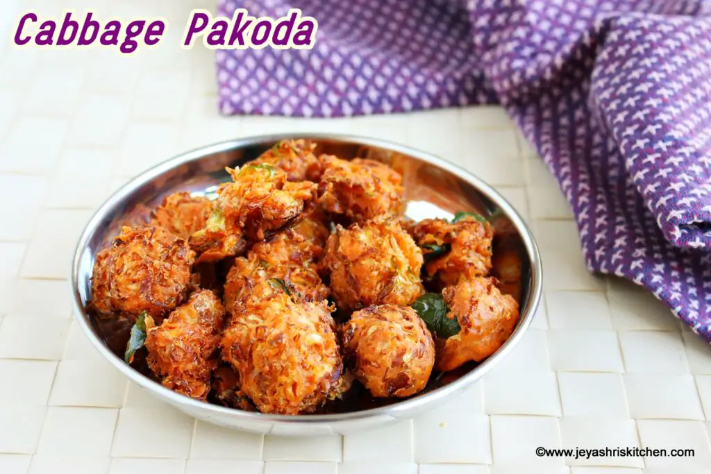 Cabbage-pakoda