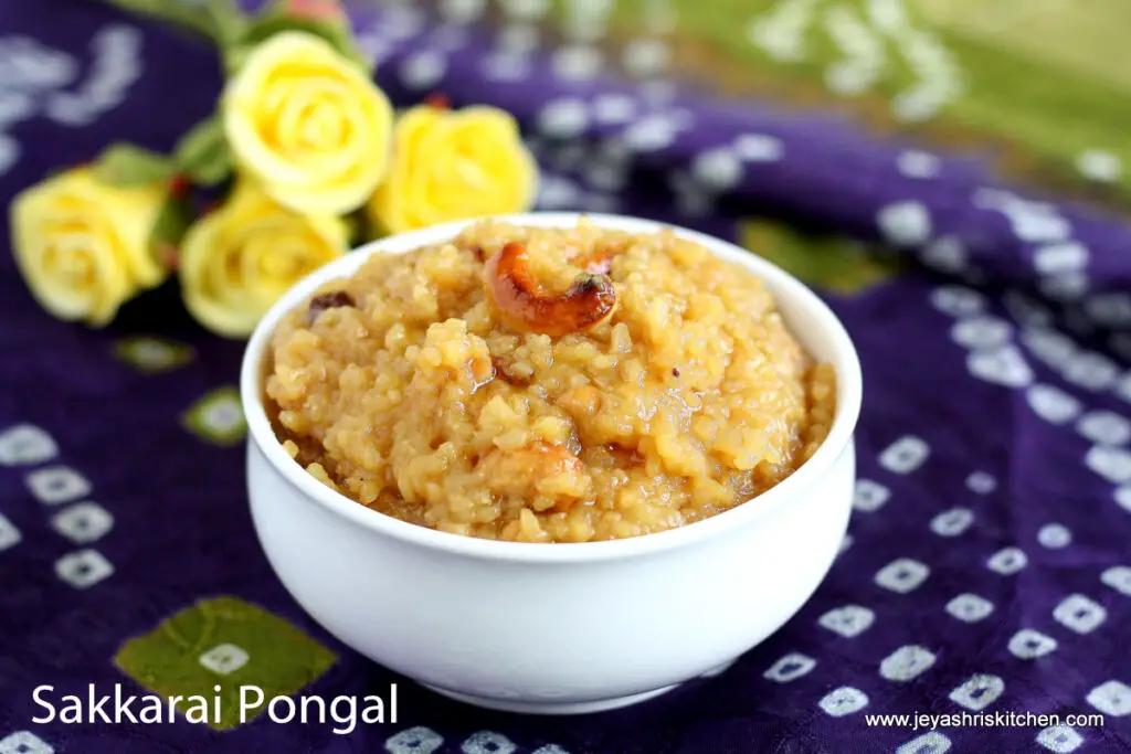 Sakkarai pongal sakkarai pongal