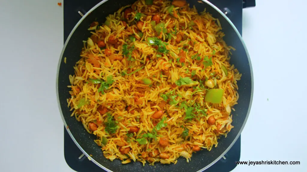 capsicum rice recipe