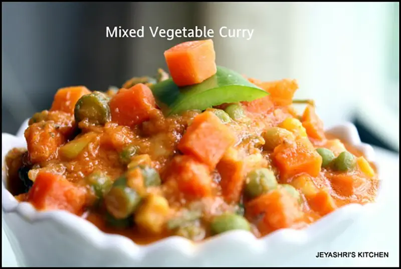 MIXED VEGETABLE CURRY