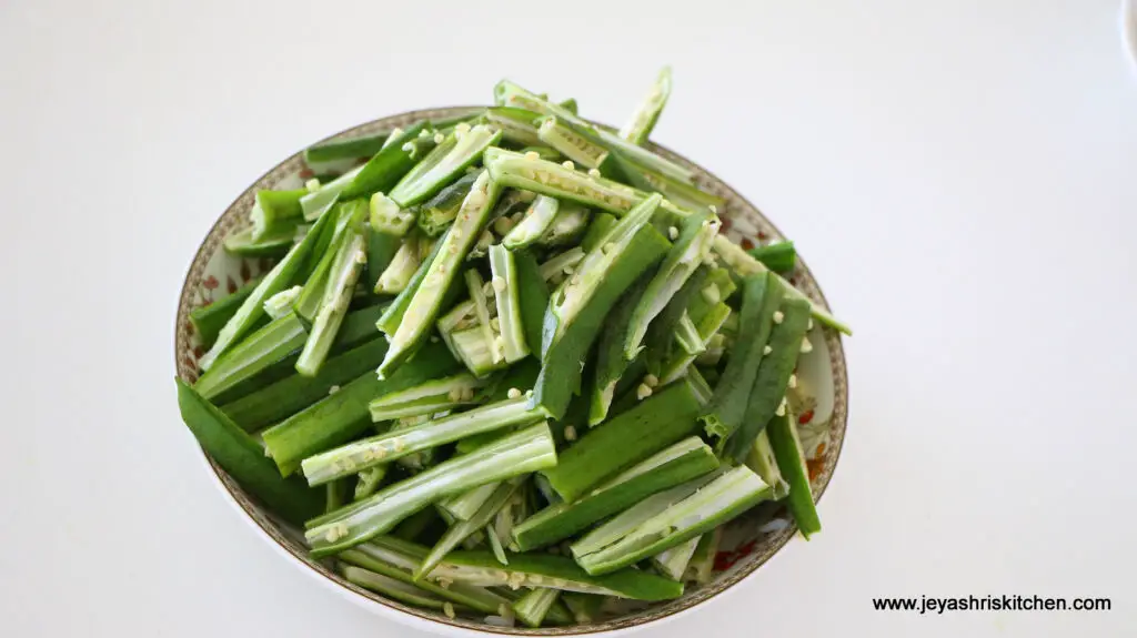 Hyderabadi okra