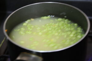 sweet corn veg soup