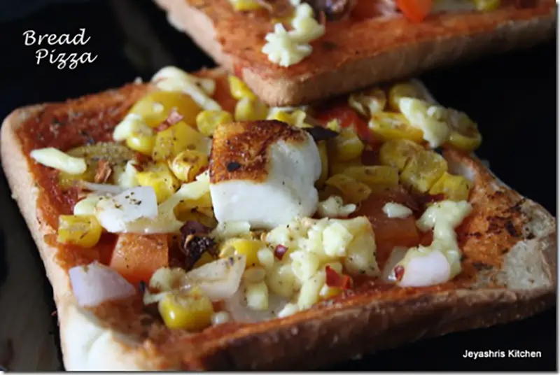 BREAD PIZZA RECIPE