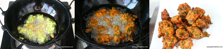 Methi kadhi pakora