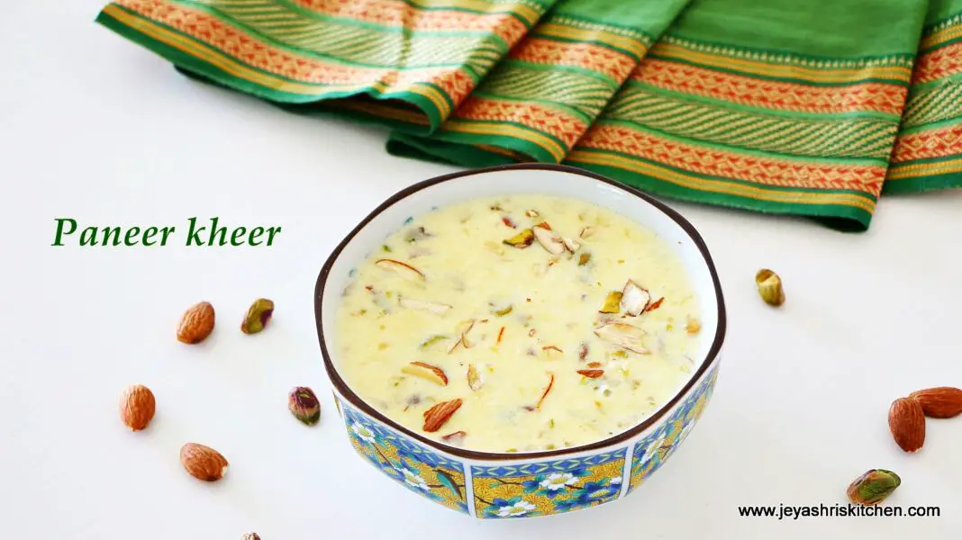 Paneer-payasam