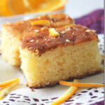 EGGLESS ORANGE FLAVOURED SPONGE CAKE