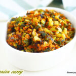 spring-onion-bhaji-with-besan,-side-dish-for-roti