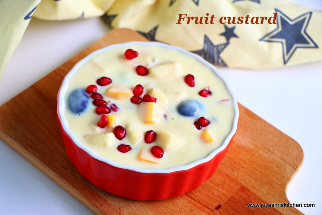 fruit -custard recipe