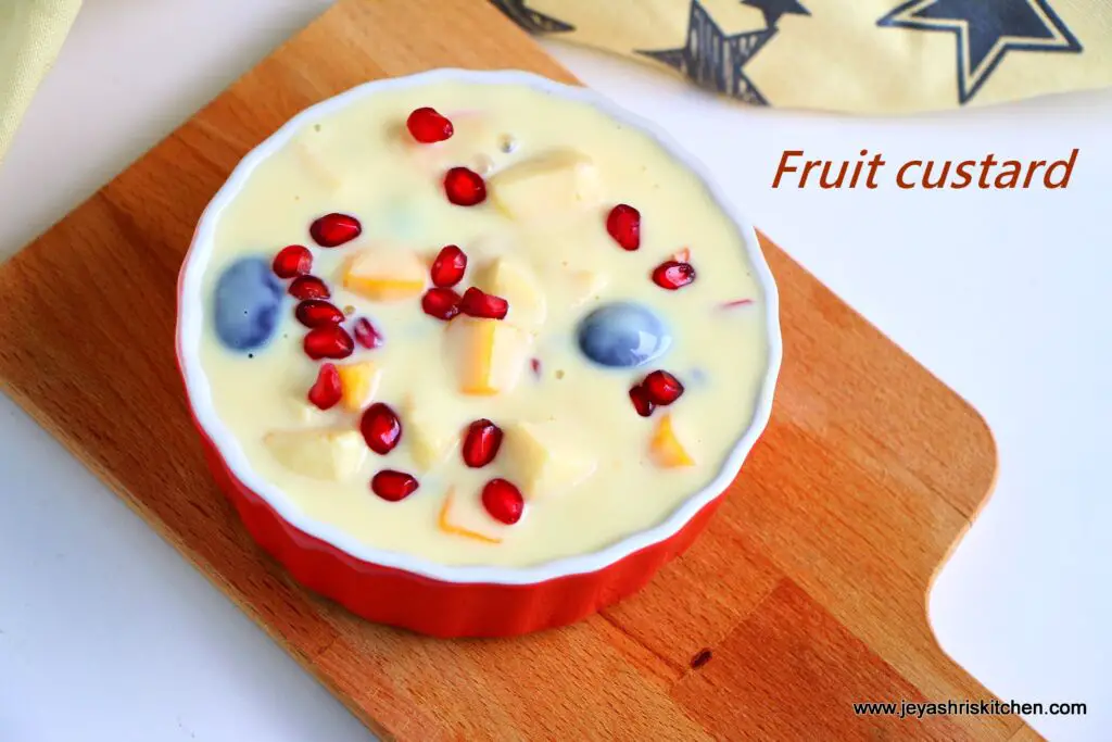 fruit-custard recipe