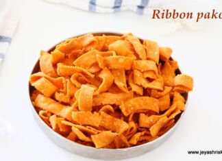 Ribbon pakoda | nada thenkuzhal ribbon pakoda