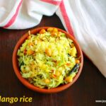 Raw mango rice