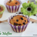 EGGLESS VANILLA CHOCO CHIP MUFFINS RECIPE