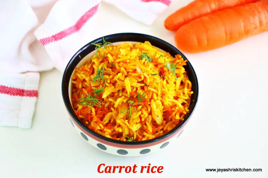 carrot rice