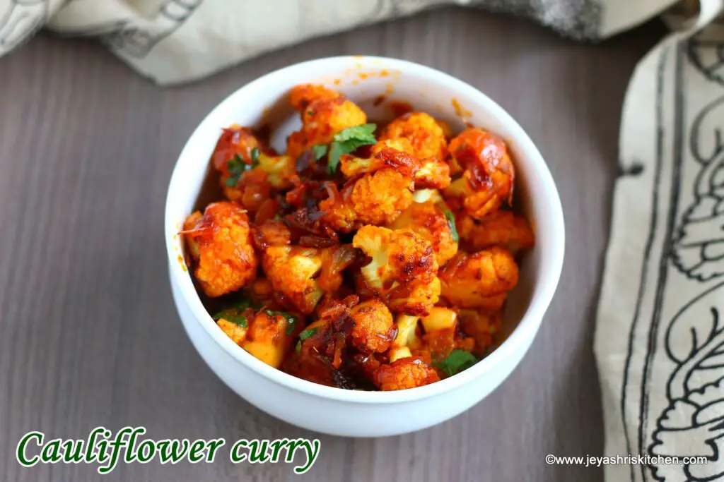 Cauliflower-curry recipe