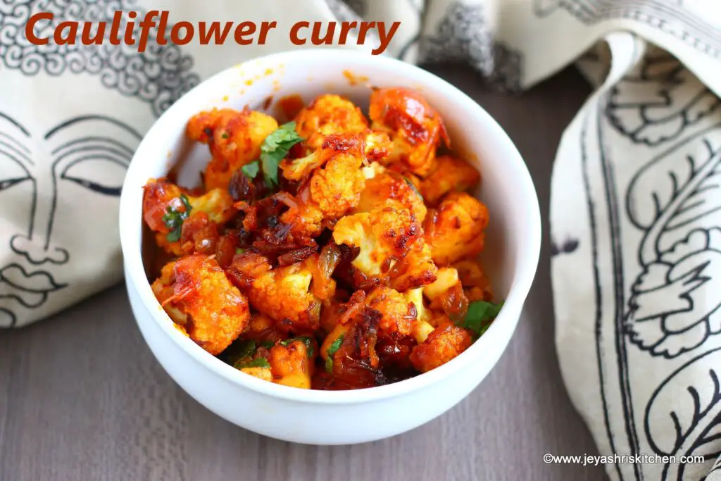 Cauliflower curry