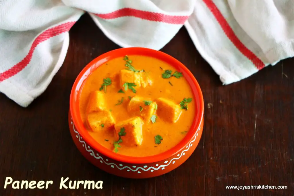 Paneer - kurma