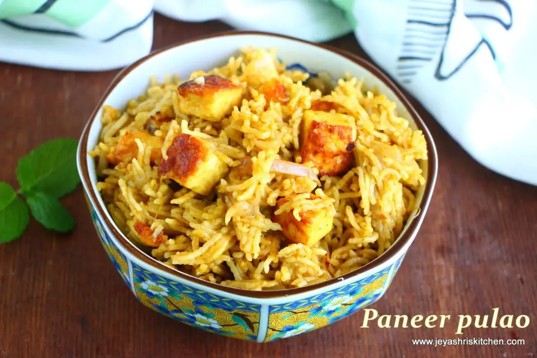 paneer pulao