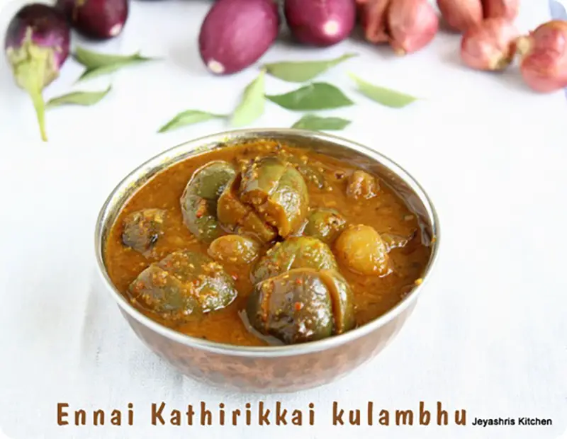 Ennai Kathrikkai kuzhambu recipe