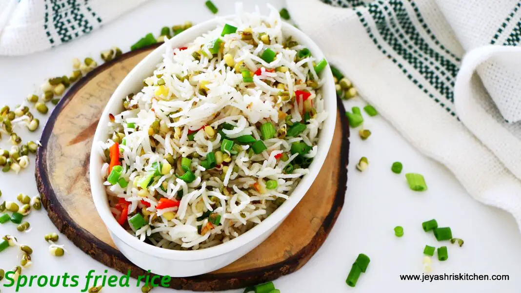 sprouts fried rice recipe