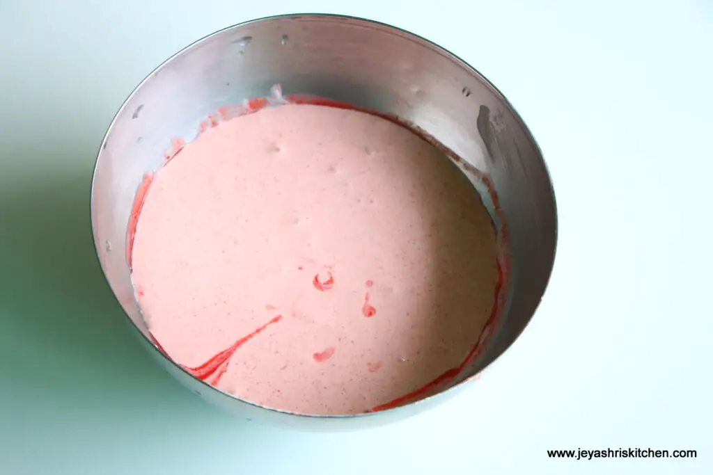 Homemade strawberry ice cream