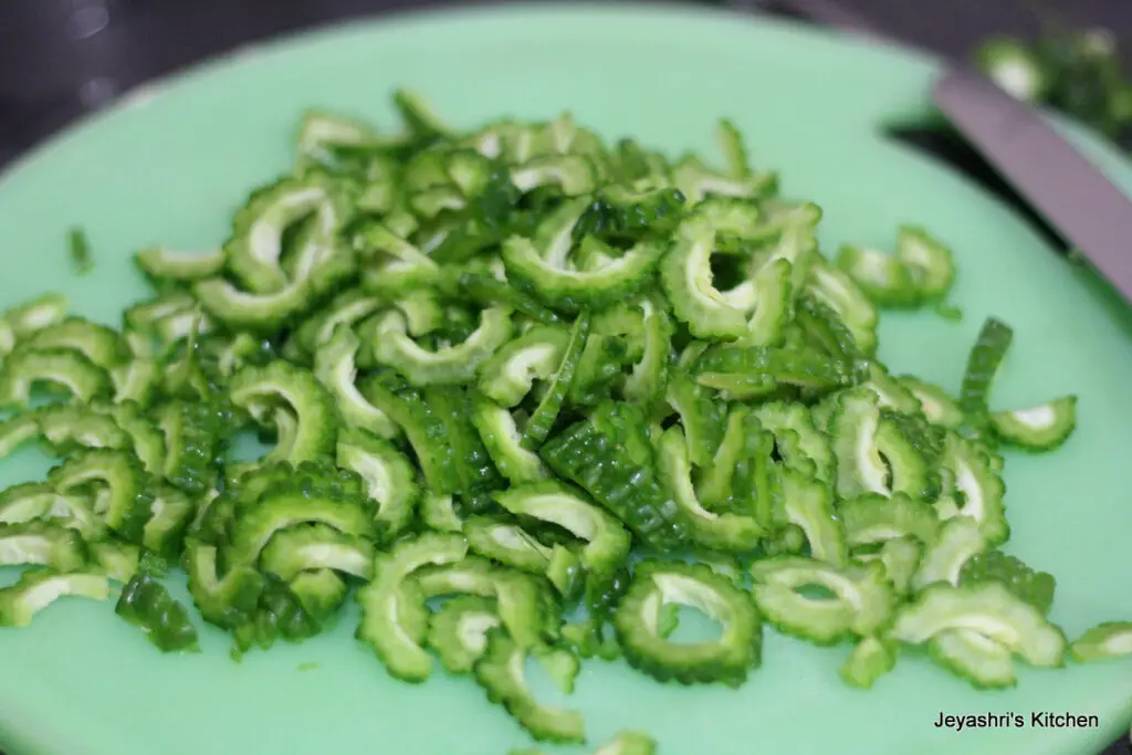 Bitter gourd fry