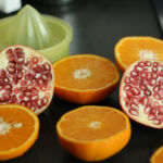 Pomegranate orange juice
