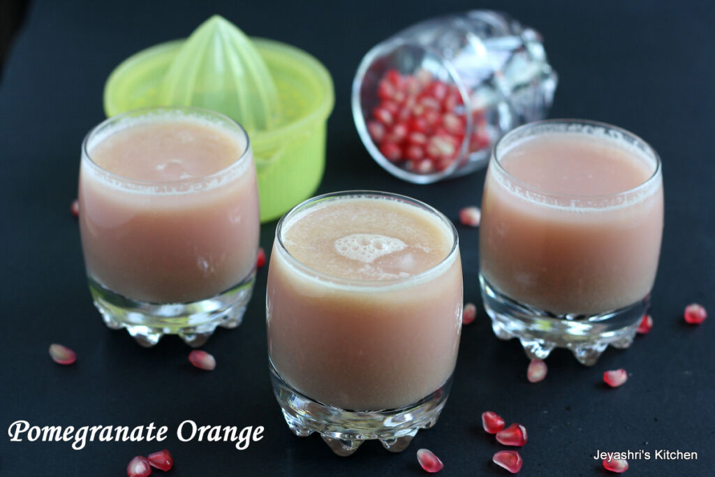 pomegranate orange juice 