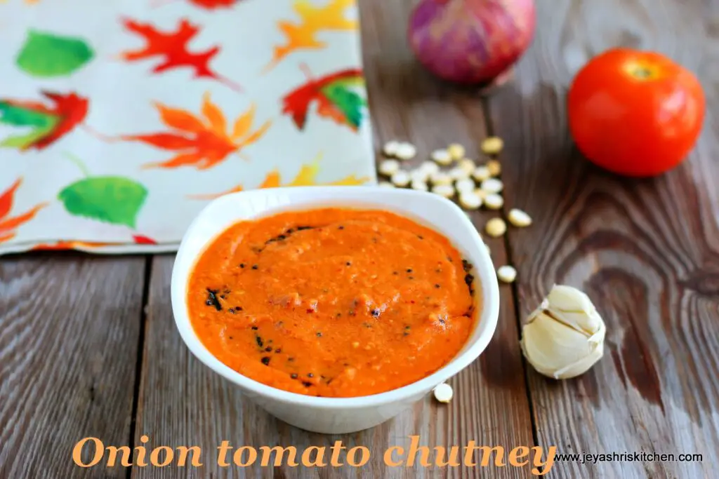 Onion-tomato chutney Onion-tomato chutney