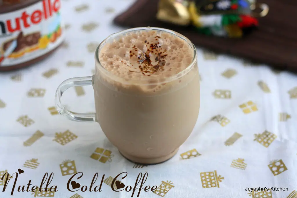 Nutella cold coffee