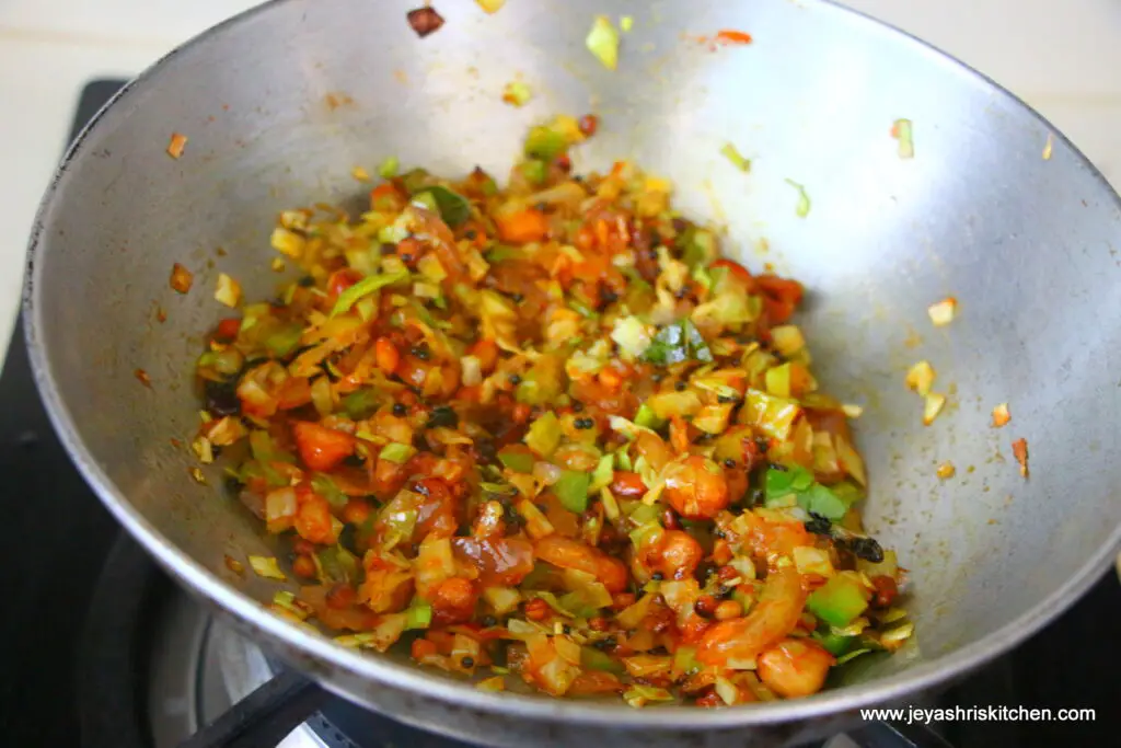 Cabbage rice recipe