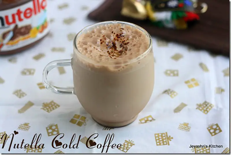 NUTELLA COLD COFFEE RECIPE