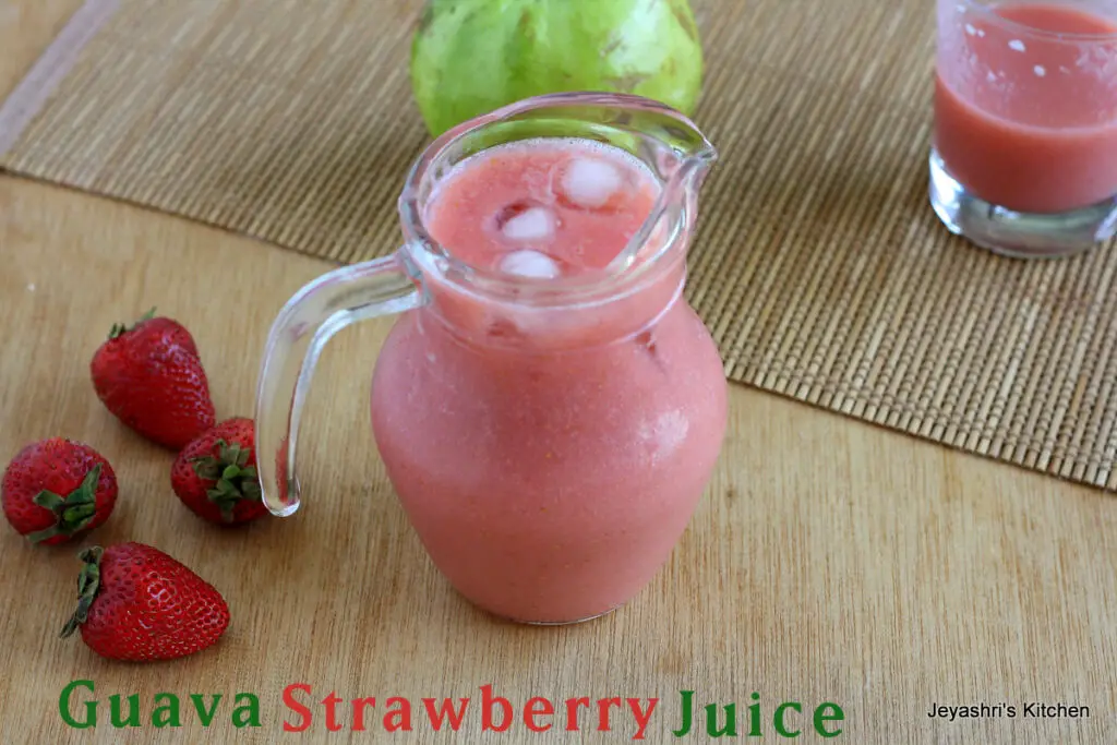 guava strawberry juice