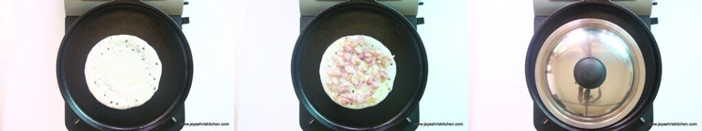 small onion uttapam