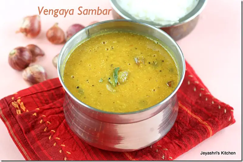 vengaya sambar recipe