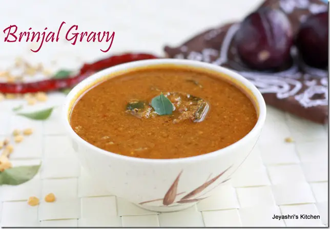 Brinjal gravy