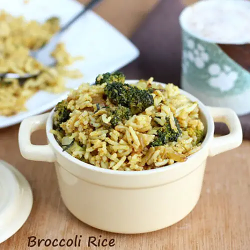 Broccoli Rice Jeyashri's Kitchen