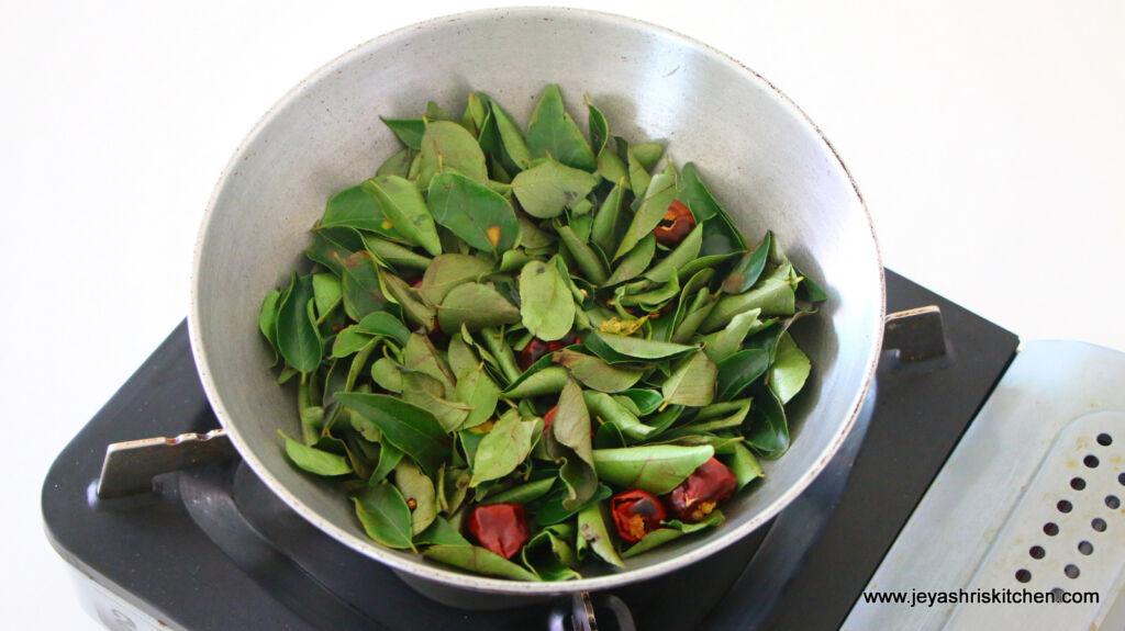 curry leaves thokku