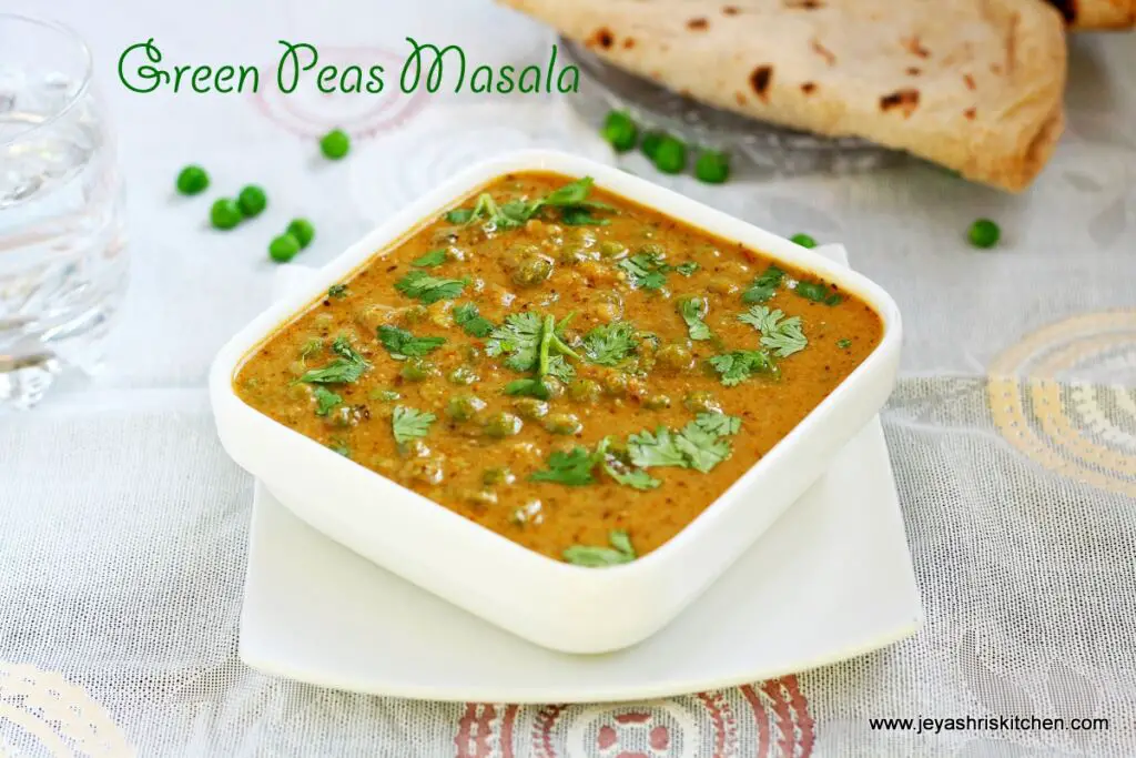 Green peas masala