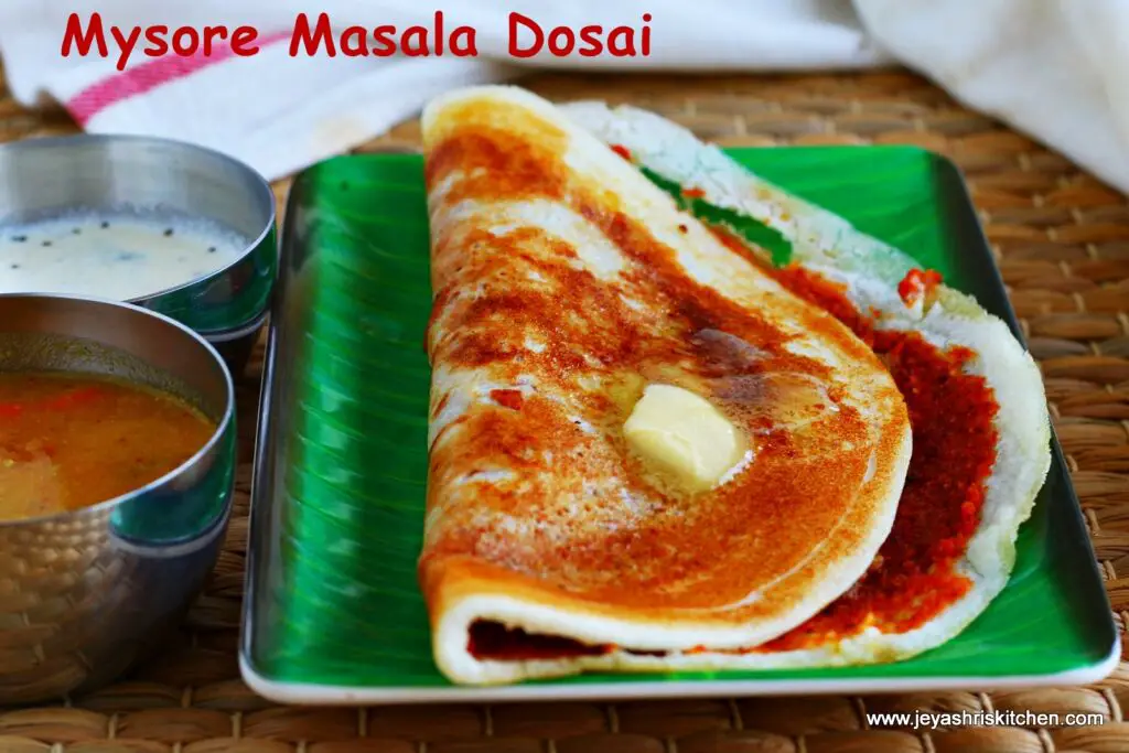  Mysore masala dosai 