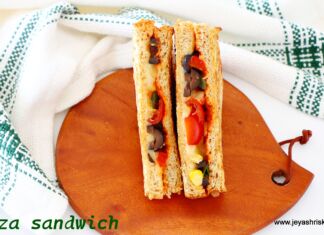 Veg Pizza sandwich Pizza sandwich recipe
