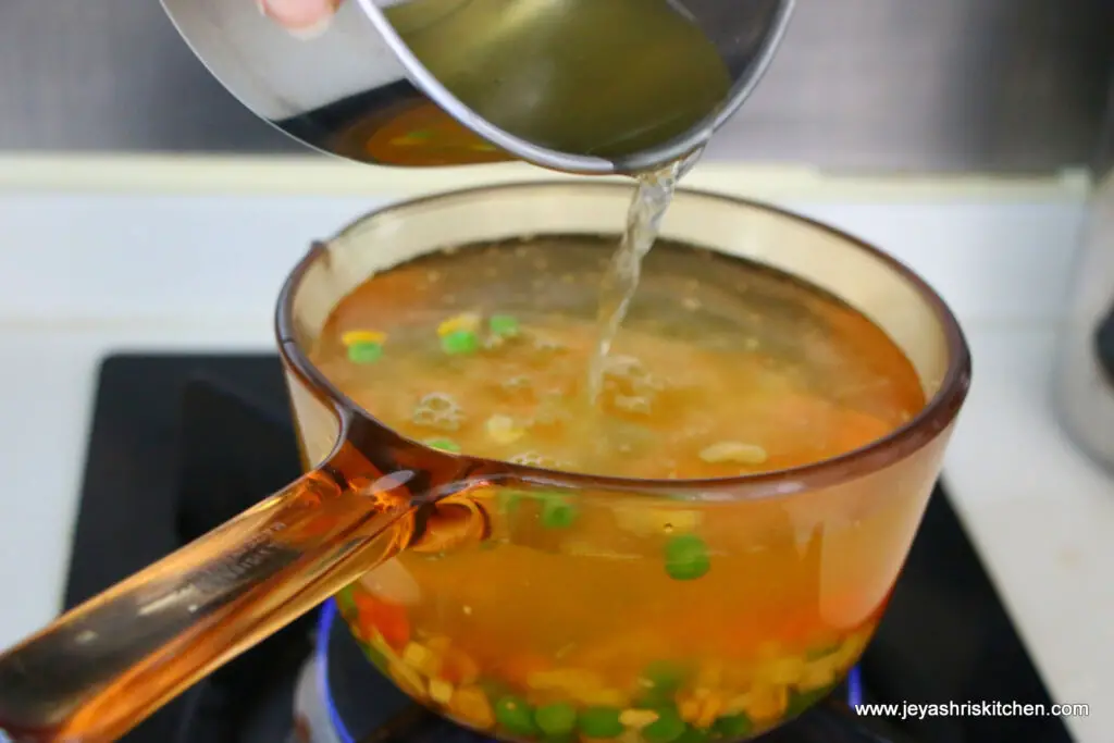 coriander lemon veg soup