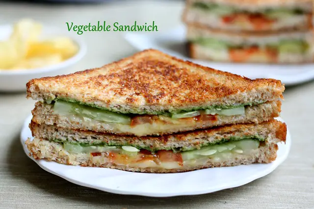 Vegetable sandwich