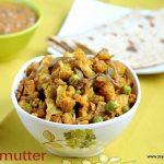 gobi-mutter-dry-recipe