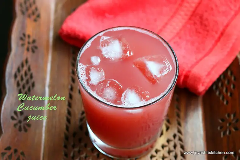 WATERMELON AND CUCUMBER COOLER